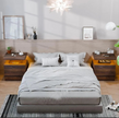 Wooden Smart LED Nightstand Set of 2 / Ruch