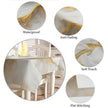 60-Inch Round Printed Polyester Tablecloth For Christmas / Ruchi