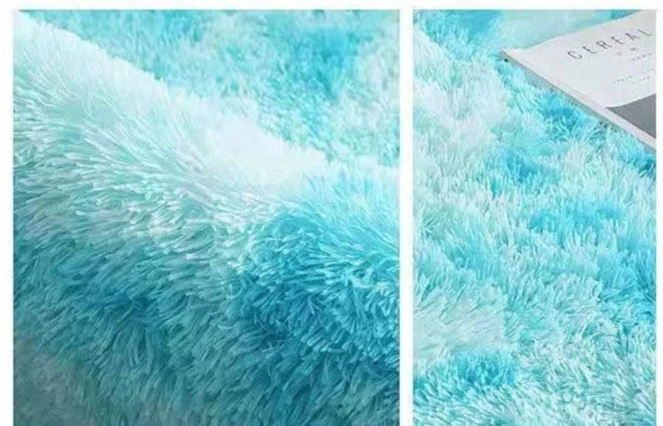 Shaded Design Non-Slip Polyester Area Rug / Ruchi