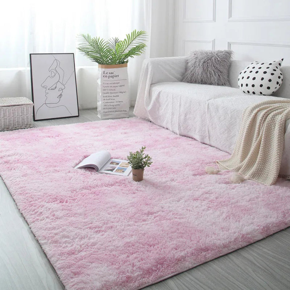 Shaded Design Non-Slip Polyester Area Rug