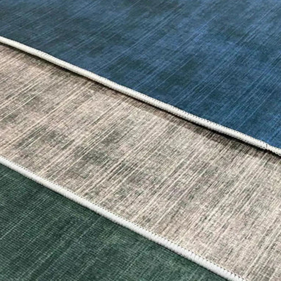 Geometric Non-Slip Polyester Hallway Runner Rug / Ruchi