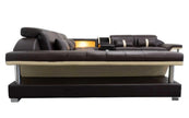 Glamorous LED Sectional Leather Sofa