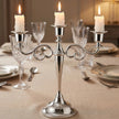 Vintage Metal Candle Holder Pillar / Ruchi