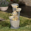 5-Tier Indoor/Outdoor LED Polyresin Water Fountain / Ruchi