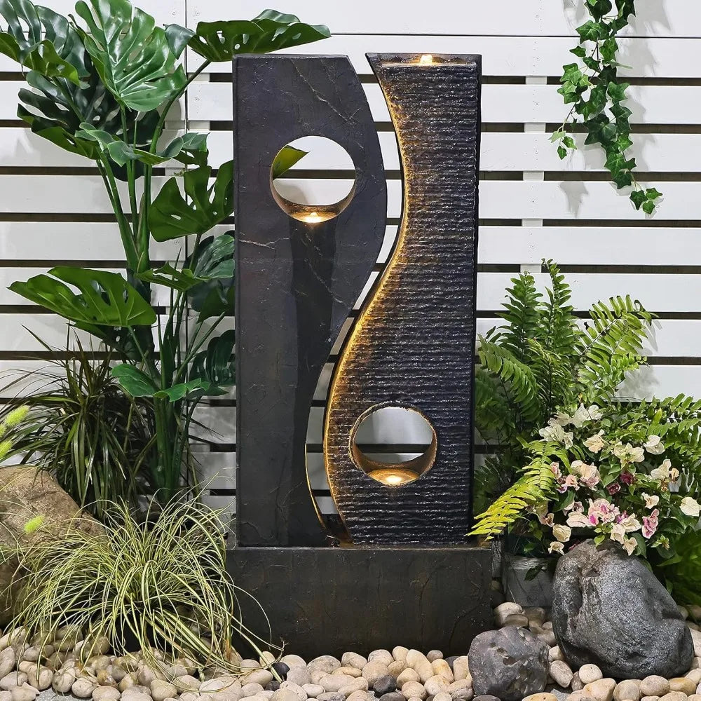 Indoor Outdoor Resin LED Water Fountain / Ruchi