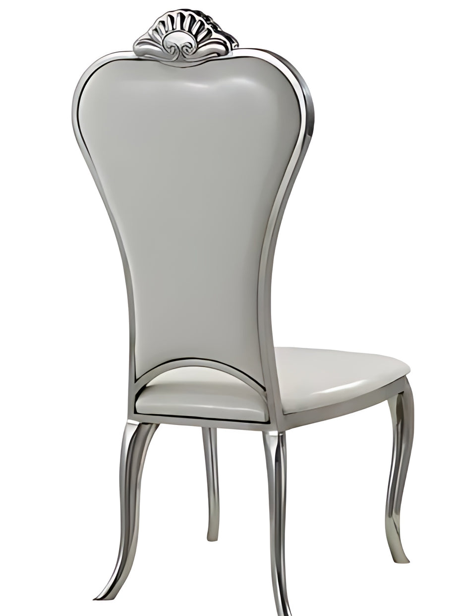 Captivating Base Marble Top Dining Table With 6 Chairs / Ruchi