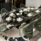 95 Inch Marble Dining Table Set For 8