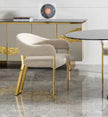 Glass Top Dining Table Set With 6 Chairs / Ruchi 
