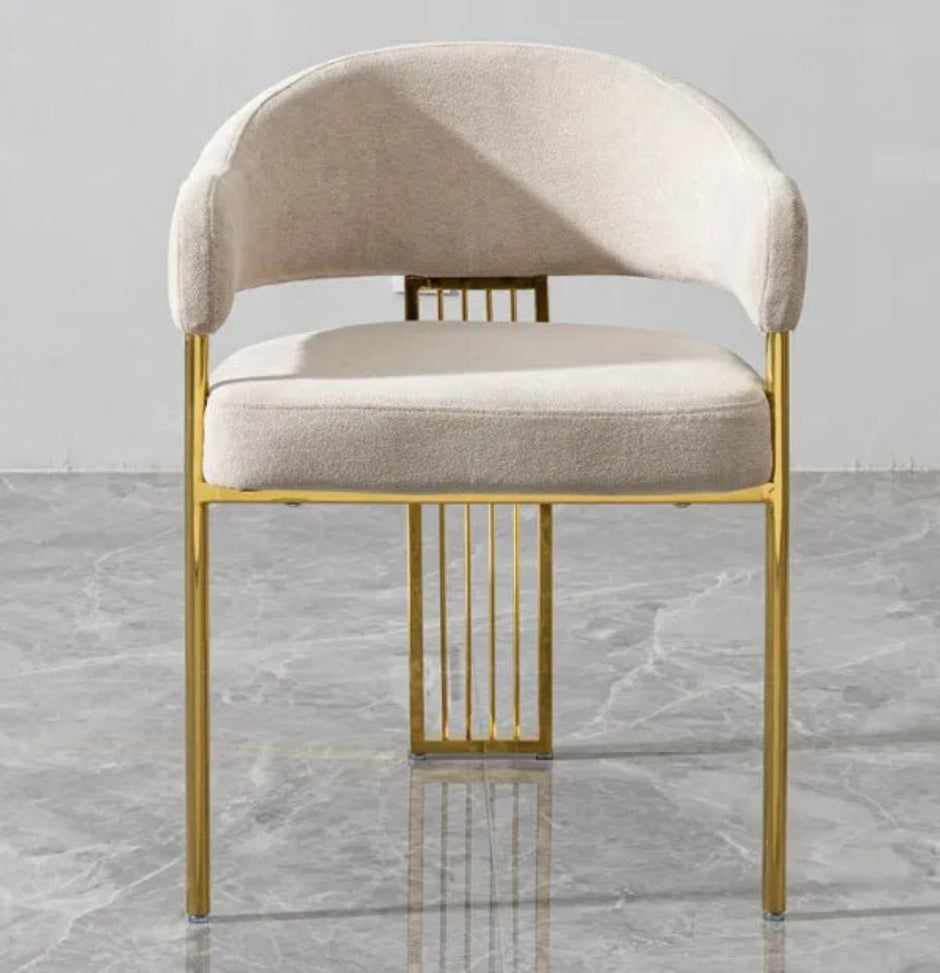 Glass Top Dining Table Set With 6 Chairs / Ruchi 