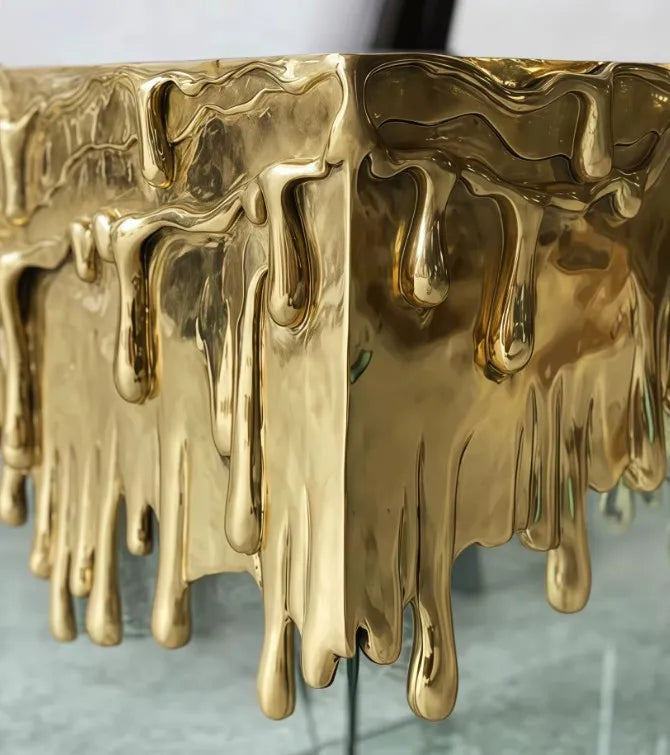Modern Glass Side Table / Ruchi