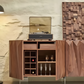 Geometric Design Modern Wooden Buffet Table / Ruchi