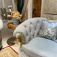 4 Piece Velvet Upholstered European Sofa Set / Ruchi