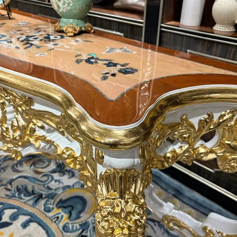 Luxurious European Wooden Accent Table / Ruchi