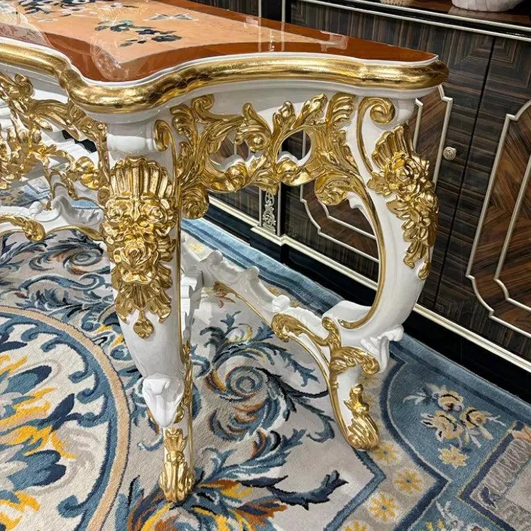 Luxurious European Wooden Accent Table / Ruchi