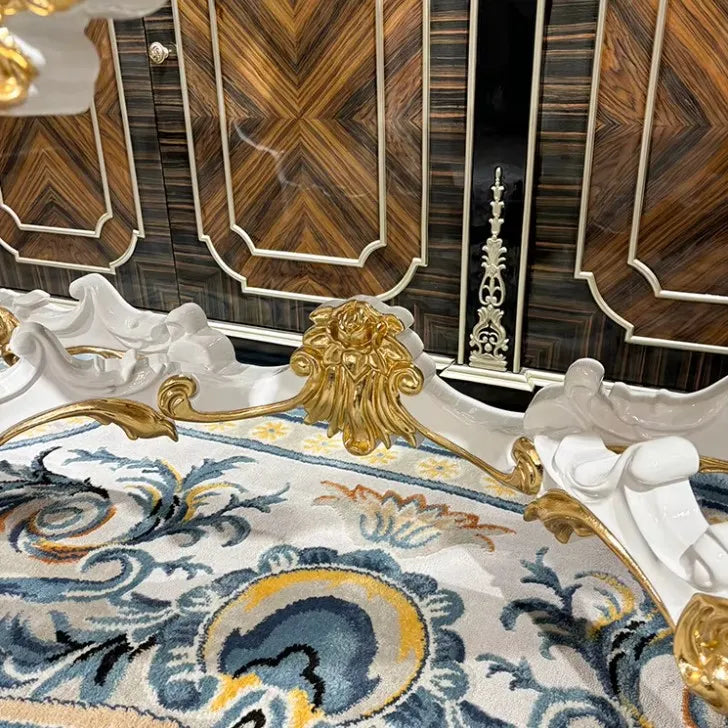 Luxurious European Wooden Accent Table / Ruchi