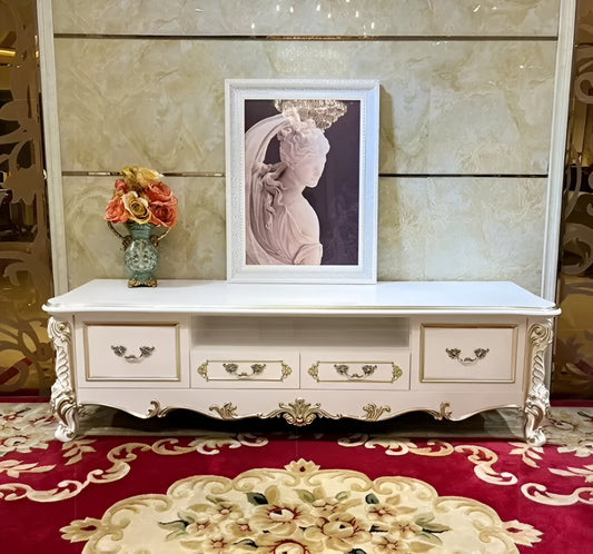 Traditional European Wooden TV Stand / Ruchi