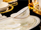 Mountains and Mist Parttern 60Pcs Ceramic Dinnerware Set / Ruchi 