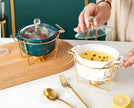 Marble Pattern Ceramic Serveware / Ruchi