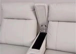 Multifunctional Theater LED Leather Power Recliner Sofa / Ruchi 