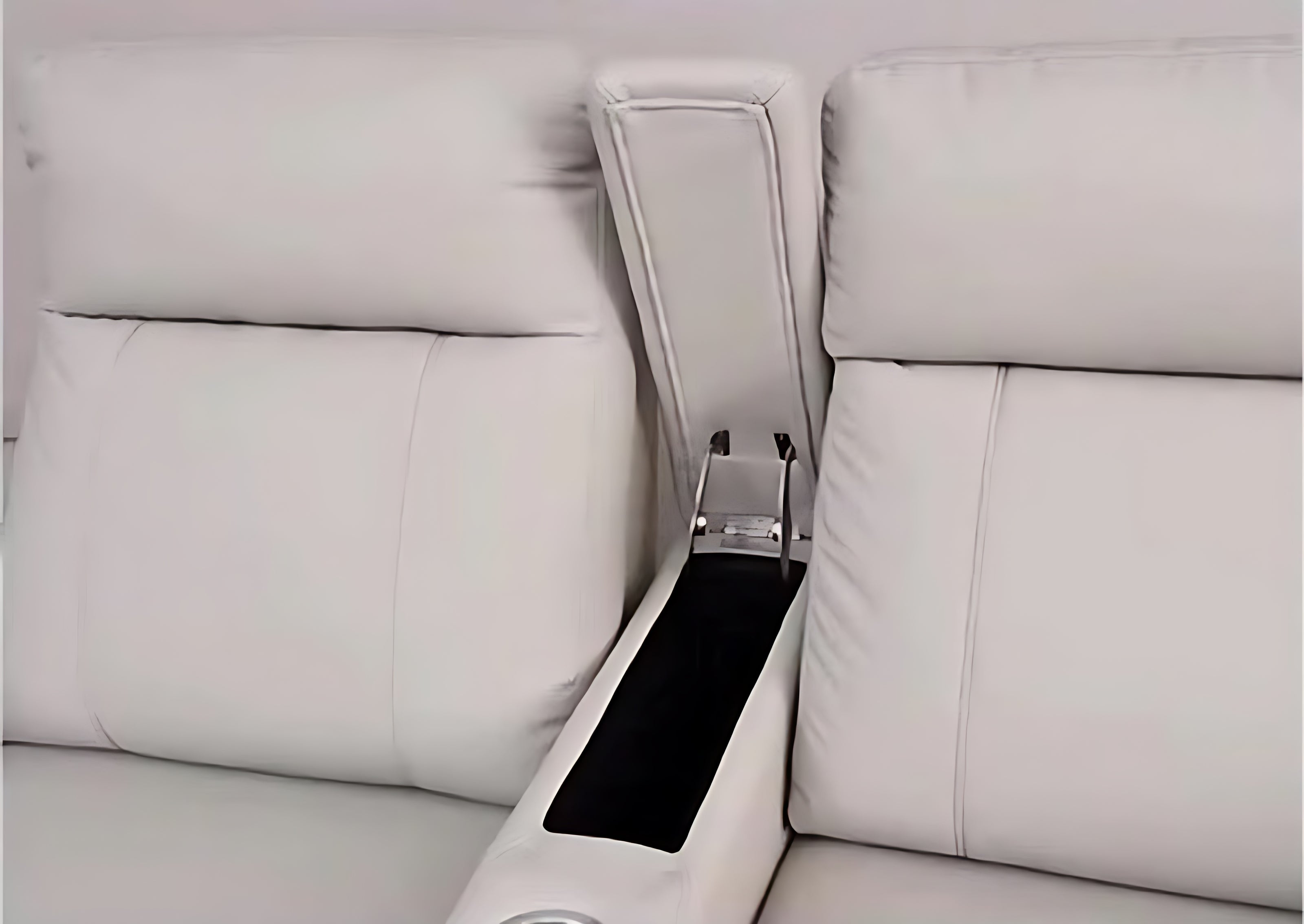 Multifunctional Theater LED Leather Power Recliner Sofa / Ruchi