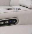 Multifunctional Theater LED Leather Power Recliner Sofa / Ruchi 