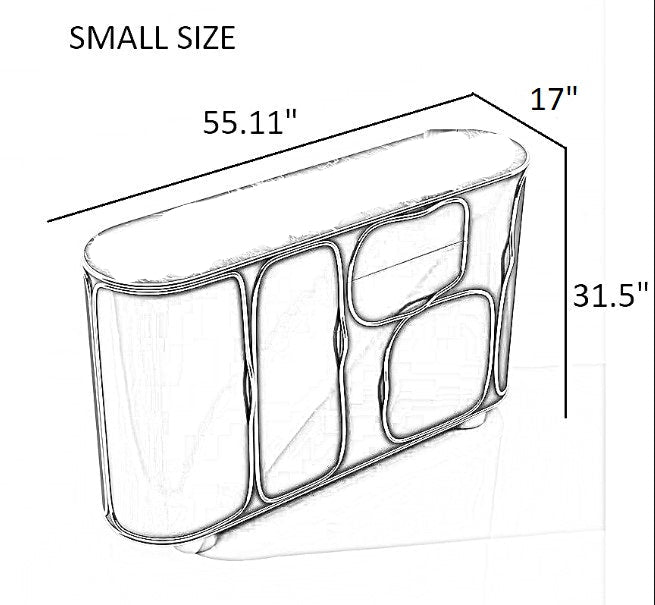 Modern Wooden Buffet Table / Ruchi