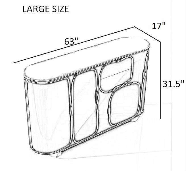 Modern Wooden Buffet Table / Ruchi