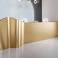 Golden Luxury Wooden Reception Desk / Ruchi