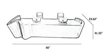 Golden Luxury Wooden Reception Desk / Ruchi