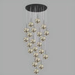 LED Ball Pendant Light Chandelier For Staircase / Ruchi