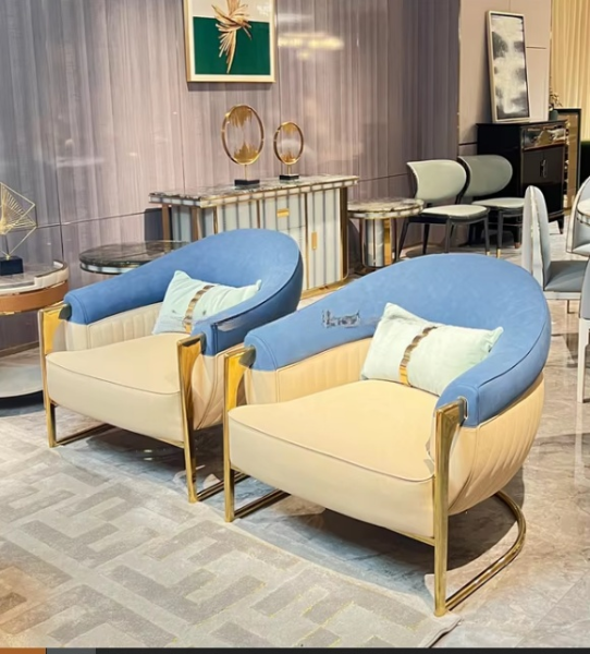 Candy Velvet Fabric Sofa Set