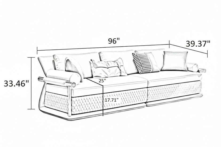 3-2-1 Sectional Leather Sofa Set / Ruchi