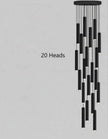 Black Modern LED Pendant Lighting / Ruchi