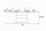 Modern Wooden Dining Table Set