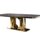 95 Inch Marble Dining Table Set For 8 / Ruchi