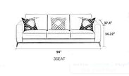 Luxury Leather Sofa Set For Living Room