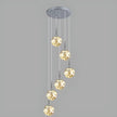 LED Ball Pendant Light Chandelier For Staircase / Ruchi