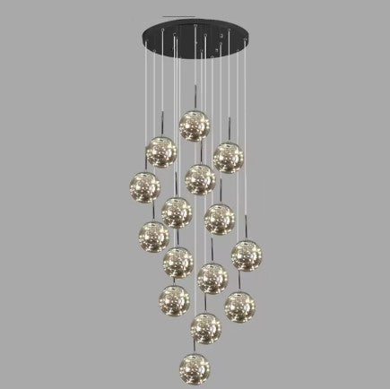 LED Ball Pendant Light Chandelier For Staircase