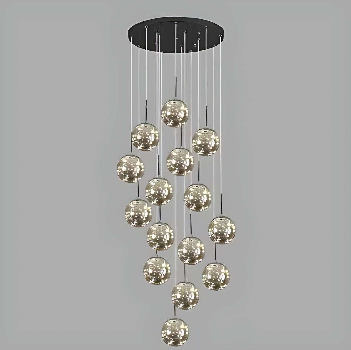 LED Ball Pendant Light Chandelier For Staircase / Ruchi