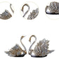 Modern Resin Swan Showpiece Set Of 2 / Ruchi