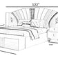 Modern Leather Upholstered Bedroom Set