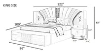 Modern Leather Upholstered Bedroom Set