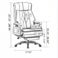 Ergonomic Reclining Leather Office Chair / Ruchi