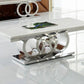 Modern Marble Rectangular Coffee Table / Ruchi