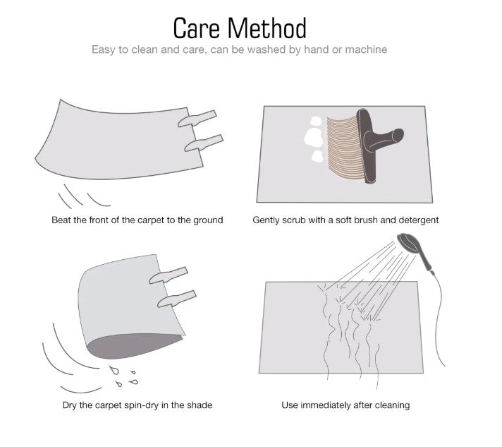 Long Non-Slip Polyester Hallway Runner Rug