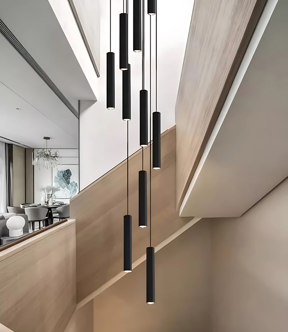 Black Modern LED Pendant Lighting / Ruchi