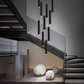 Black Modern LED Pendant Lighting / Ruchi