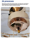 Luxury Ceiling Fan With LED Lights And Remote / Ruchi