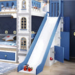 Wooden Castle Bunk Bed With Slide