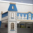 Wooden Castle Bunk Bed With Slide / Ruchi